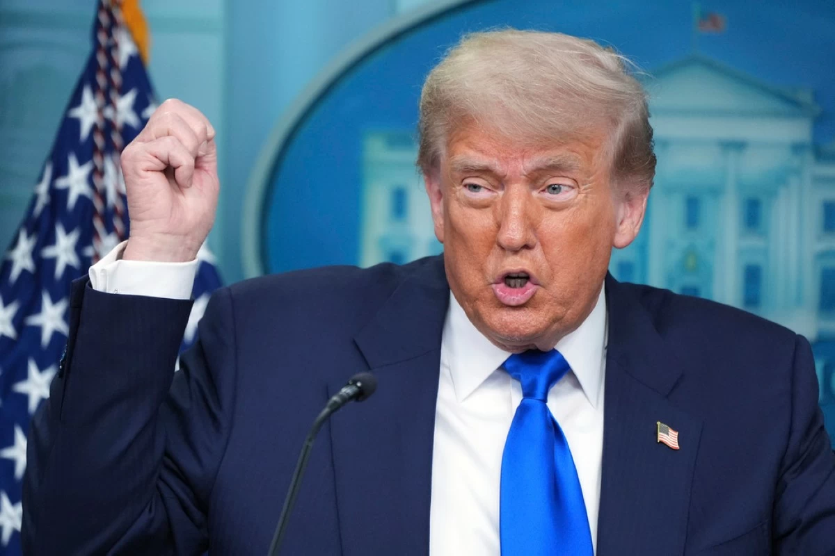 President Donald Trump speaks to the media, Friday, June 27, 2025, in the briefing room of the White House in Washington. (AP Photo/Jacquelyn Martin)