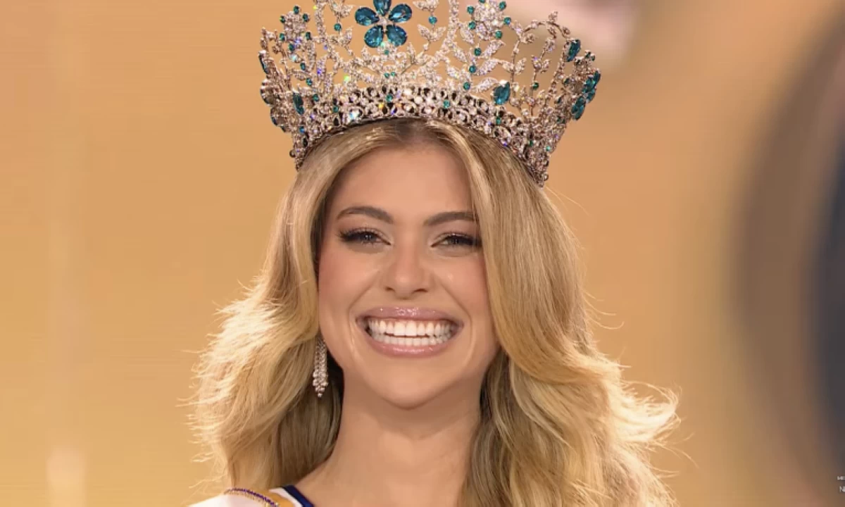 Newly crowned Miss Supranational 2025 Eduarda Braum of Brazil (A screenshot from YouTube)
