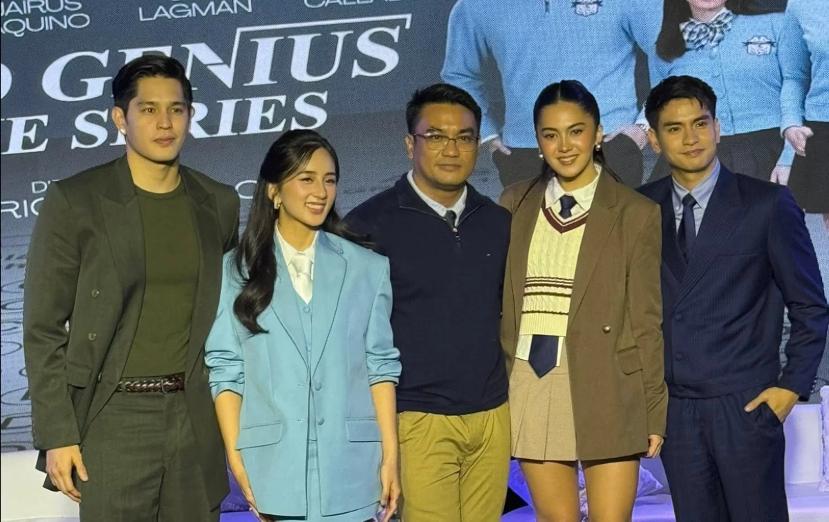 From left: Gab Lagman, Hyacinth Callado, director Derick Cabrido, Atasha Muhlach and Jairus Garcia. (images courtesy of Viva One Facebook)