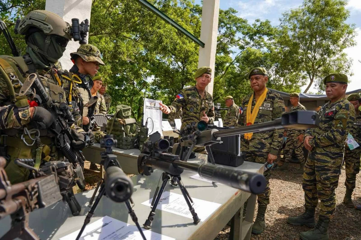 AFP Chief of Staff, General Romeo Brawner Jr. graces the 63rd founding anniversary of the Philippine Army Special Forces Regiment (Airborne) SFR(A) at Fort Magsaysay in Palayan, Nueva Ecija on June 28, 2025. (Photo: AFP)