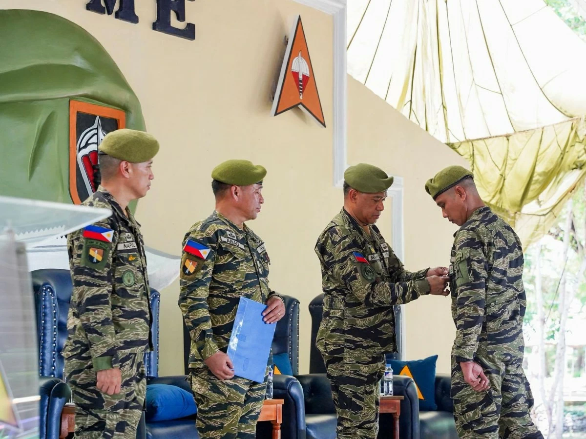 AFP Chief of Staff, General Romeo Brawner Jr. graces the 63rd founding anniversary of the Philippine Army Special Forces Regiment (Airborne) SFR(A) at Fort Magsaysay in Palayan, Nueva Ecija on June 28, 2025. (Photo: AFP)