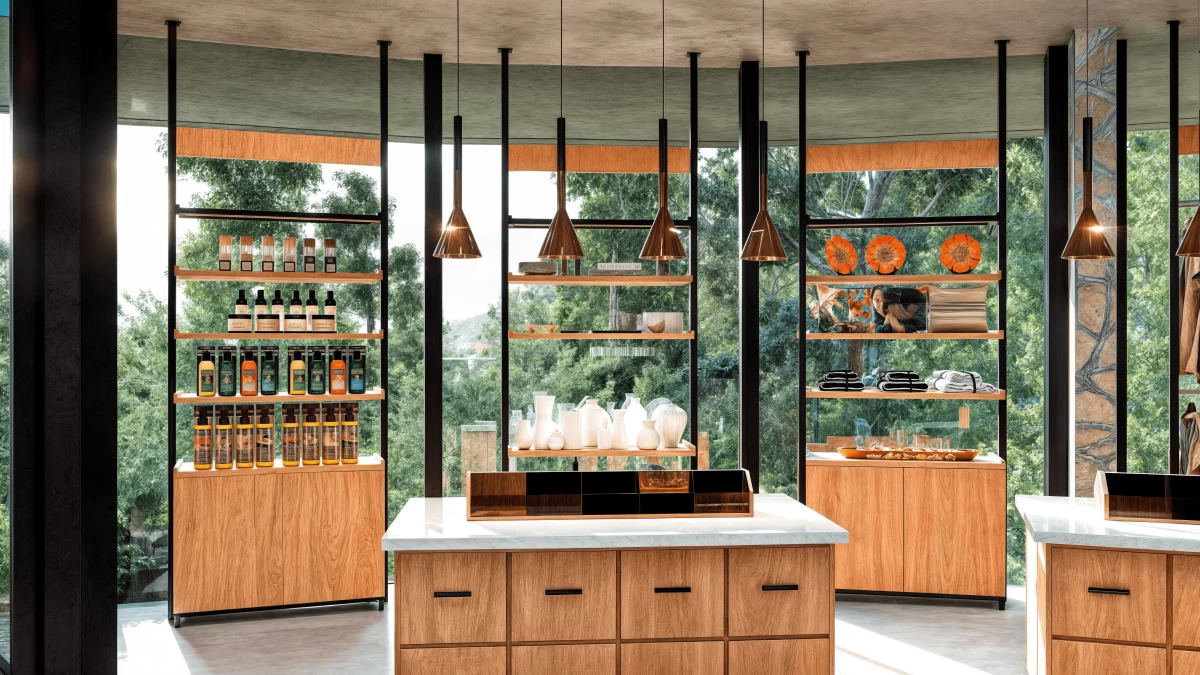 Gift shop merchandise area