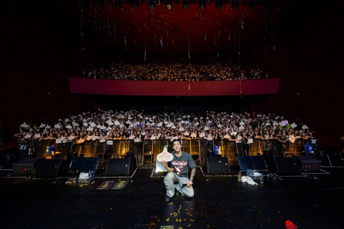 Jay Park at his world tour in Manila at the New Frontier Theater on June 28 (Instagram / Jay Park World Tour)