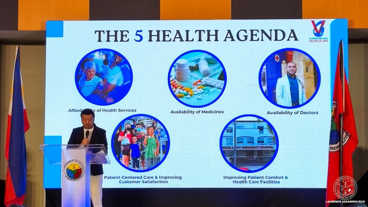 Valenzuela City Mayor Wes Gatchalian delivers his State of the Health Address (SOHA) on Tuesday, July 1, highlighting the city's accessible and dignified healthcare services (Photo from Valenzuela PIO)