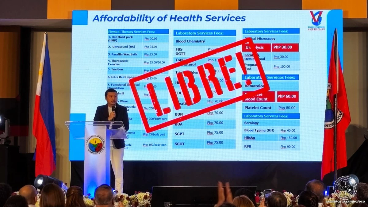 Valenzuela City Mayor Wes Gatchalian delivers his State of the Health Address (SOHA) on Tuesday, July 1, highlighting the city's accessible and dignified healthcare services (Photo from Valenzuela PIO)