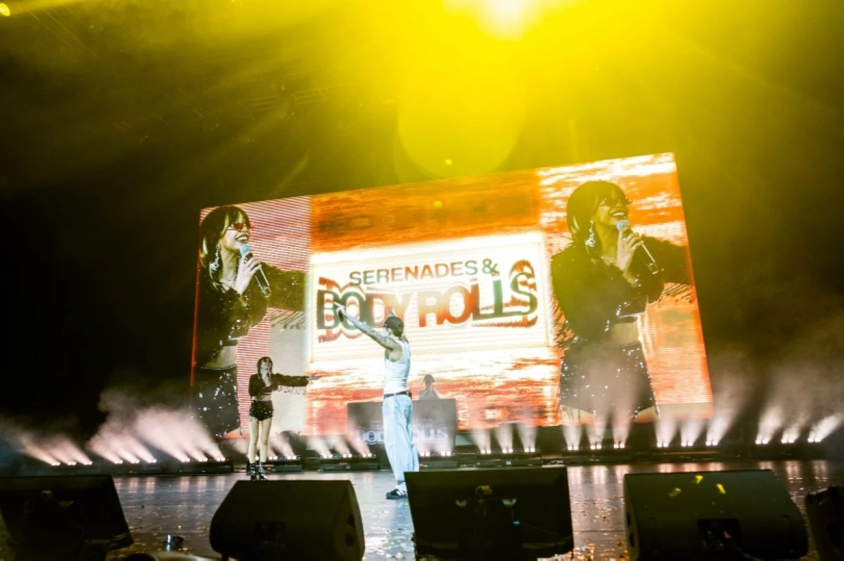 Korean-American rapper Jay Park performing at his world tour in Manila at the New Frontier Theater on June 28 (Live Nation Philippines) 
