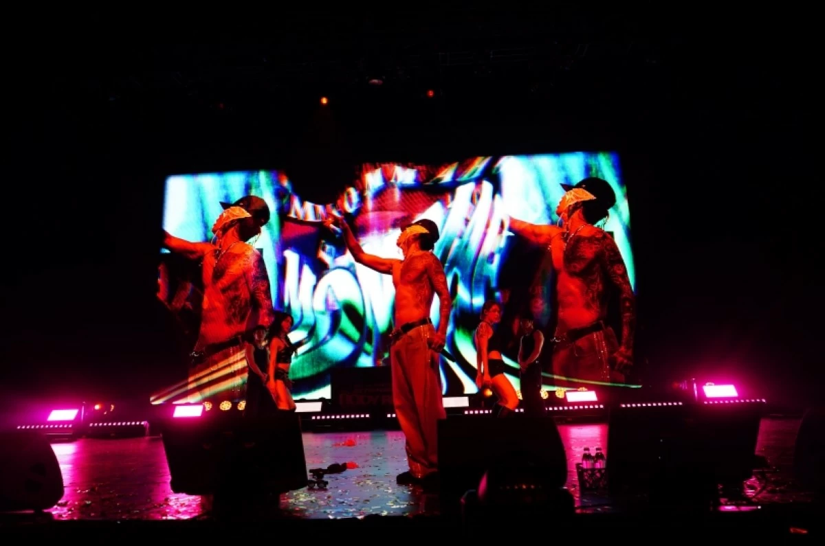 Korean-American rapper Jay Park performing at his world tour in Manila at the New Frontier Theater on June 28 (Live Nation Philippines) 
