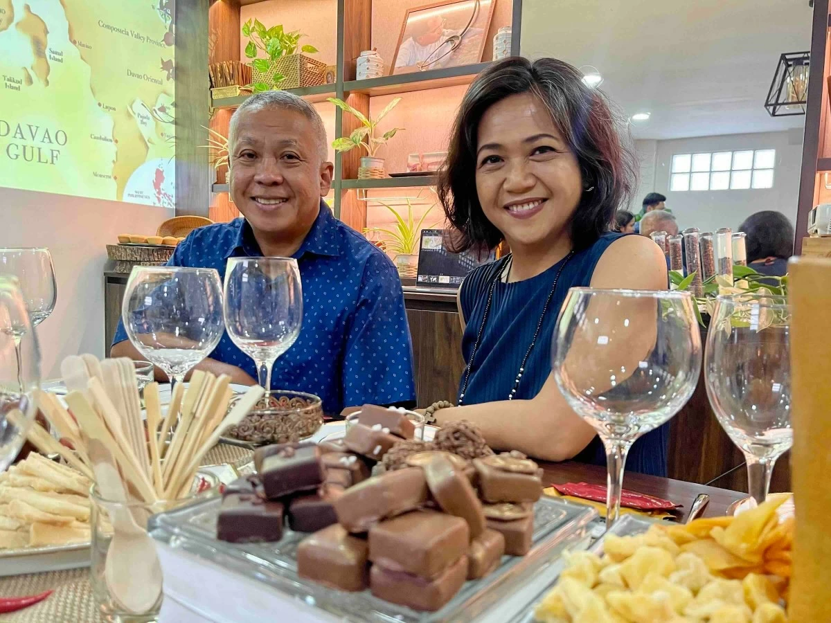 MALAGOS DYNAMIC DUO Second generation farmer and chocolate maker Rex Puentespina of Malagos Chocolates, and cheesemaker Olive Puentespina of Malagos Farmhouse cheeses