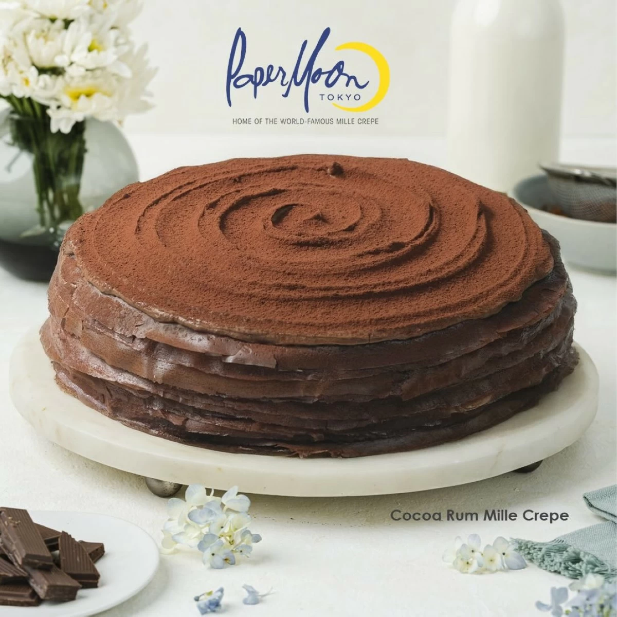 Cocoa Rum Mille Crepe at Paper Moon Café, Newport World Resorts