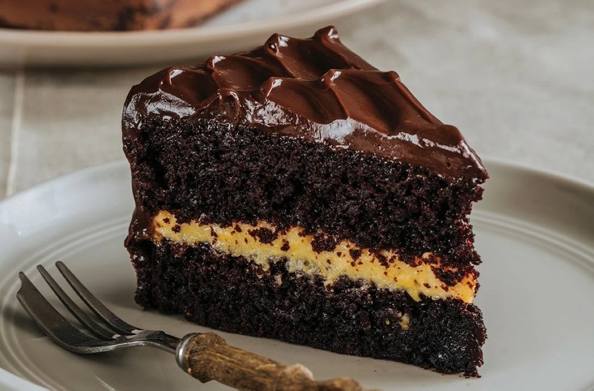 Chocolate Cake at Mary Grace Café, Newport World Resorts