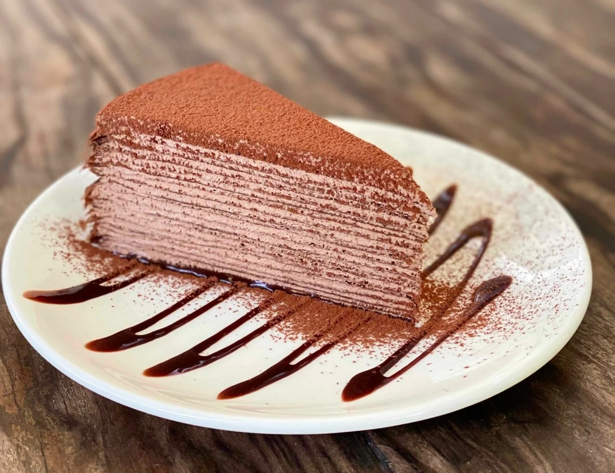 Chocolate Crepe Cake at La Creperie, Newport World Resorts