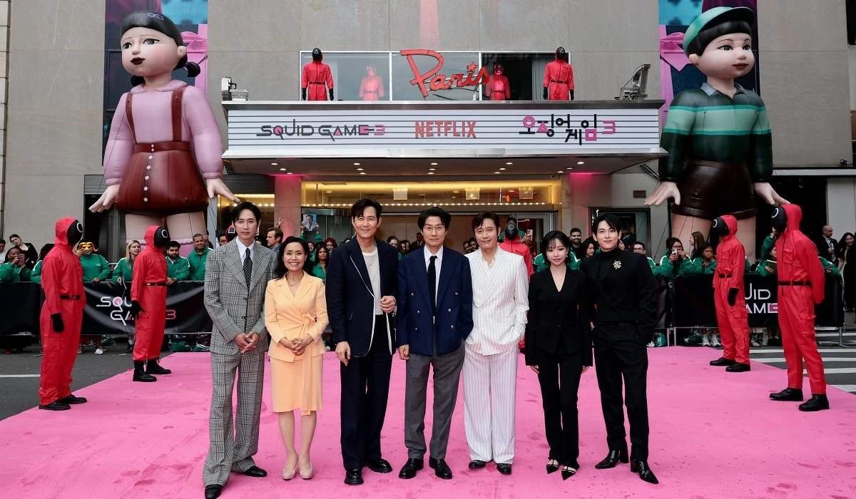 "Squid Game" season 3 premiere at Paris Theatre (Netflix) 