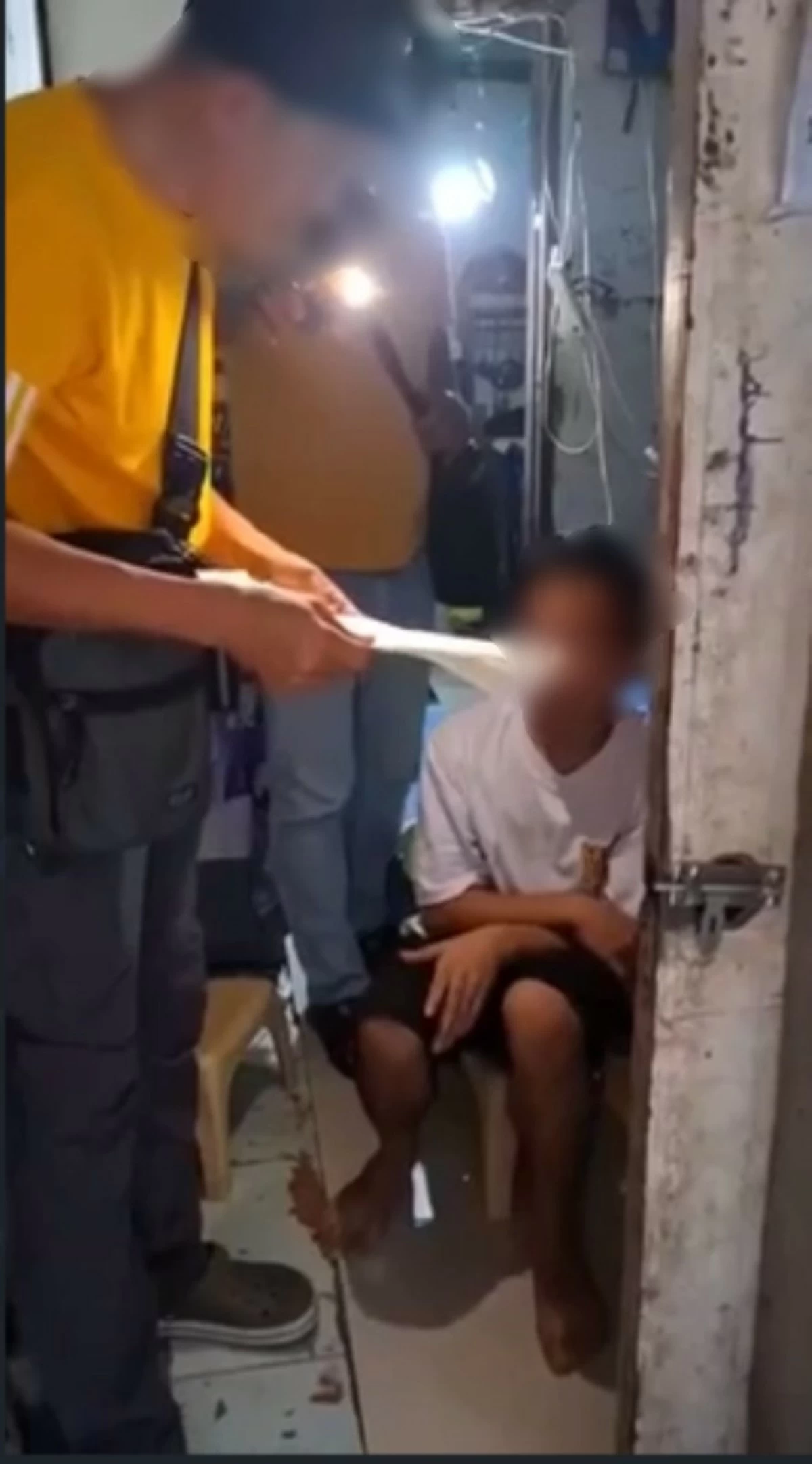 The arrested suspect (Photo from Las Pinas Police)