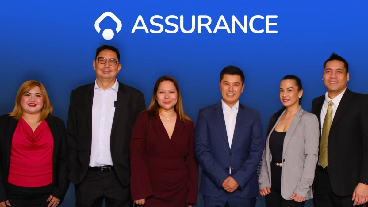 From left to right: Assurance PH Sales Manager Angelica Megui, Assurance PH Soliciting Officer Jeffrey Ejercito, Assurance PH President Melody Antonio, Assurance PH Chief Marketing Officer & Board of Director Albert Martinez, Assurance PH Business Development Manager Joyce Lazaro, and Assurance PH Claims Officer Sam Sangalang