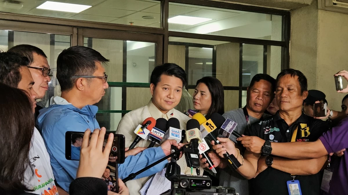 FPJ Panday Bayanihan Party-list Rep. Brian Poe (Ellson Quismorio/ MANILA BULLETIN)