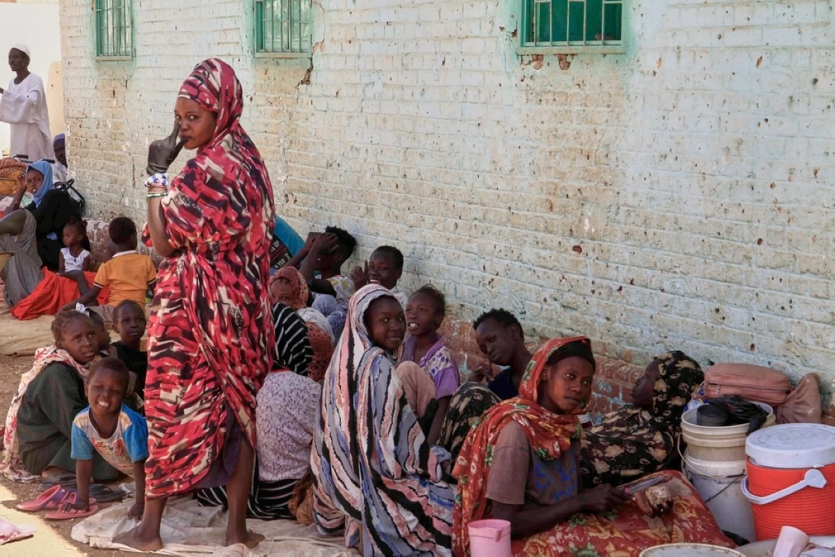 FILE - Sudanese displaced families take shelter in a school after being evacuated by the Sudanese army from areas once controlled by the paramilitary Rapid Support Forces in Omdurman, Sudan, March 23, 2025. (AP Photo, File)