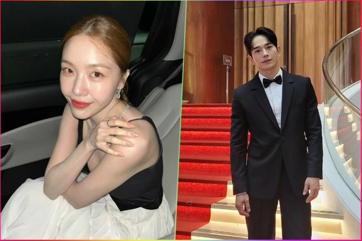 Girl's Day member Minah and Korean actor On Joo-wan (Instagram)