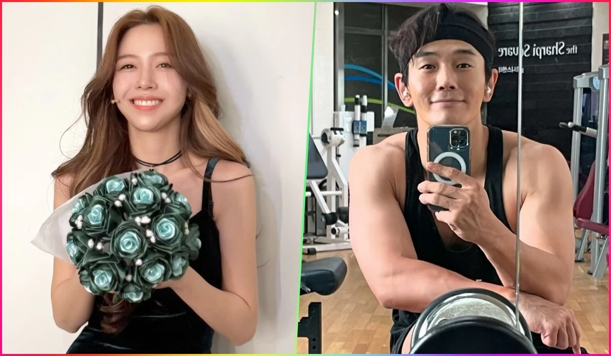 Girl's Day member Minah and Korean actor On Joo-wan (Instagram)