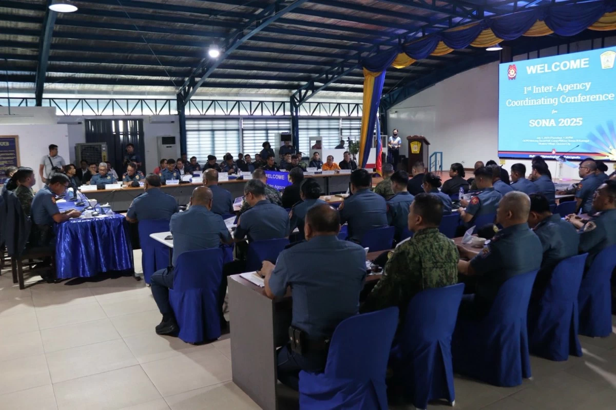 QCPD led the 1st Inter-Agency Coordinating Conference at the Hinirang Social Hall in Camp Karingal, Quezon City (Photo from QCPD-PIO)