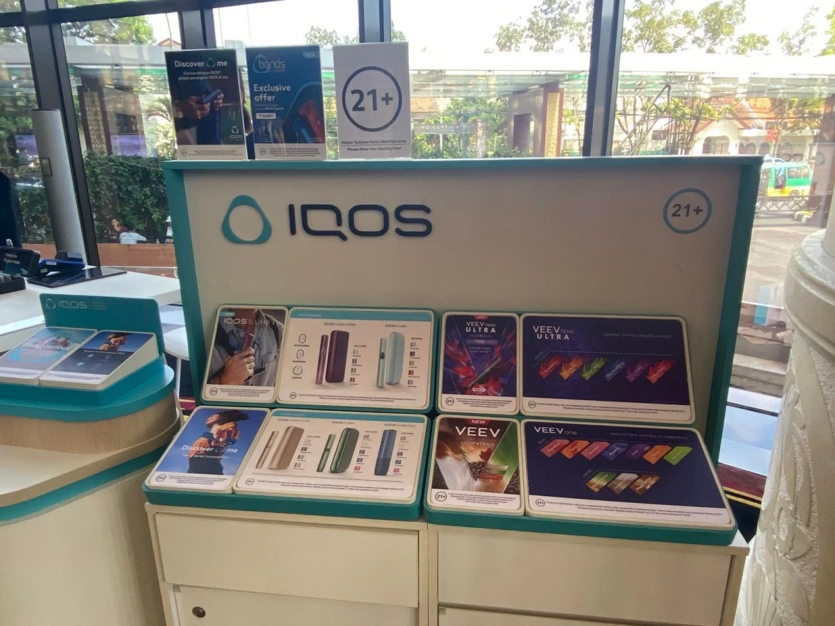 An IQOS stall in the city of Bandung (Dexter Barro II/MANILA BULLETIN)