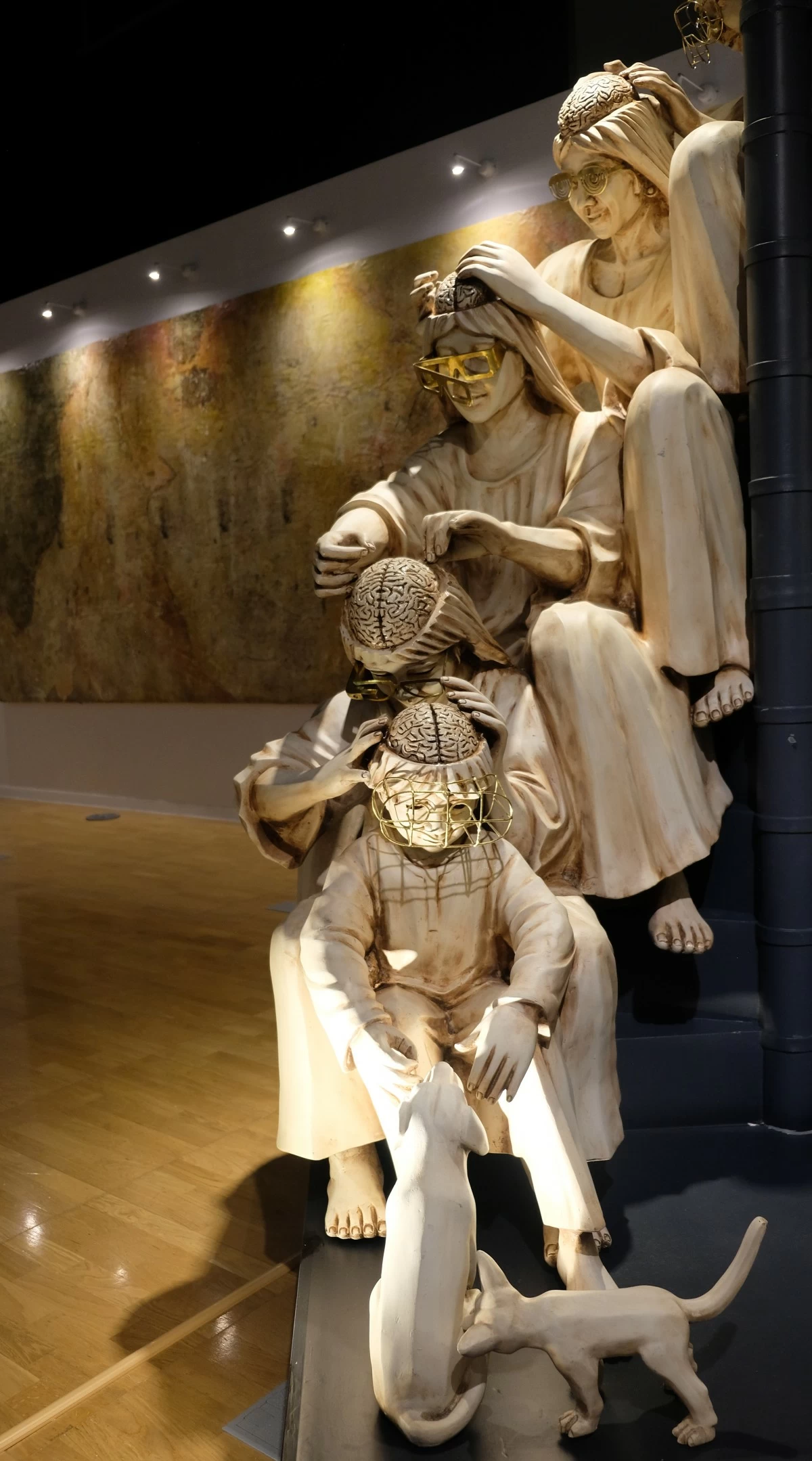 'DEBUGGING' Large-scale sculpture by Toym Imao