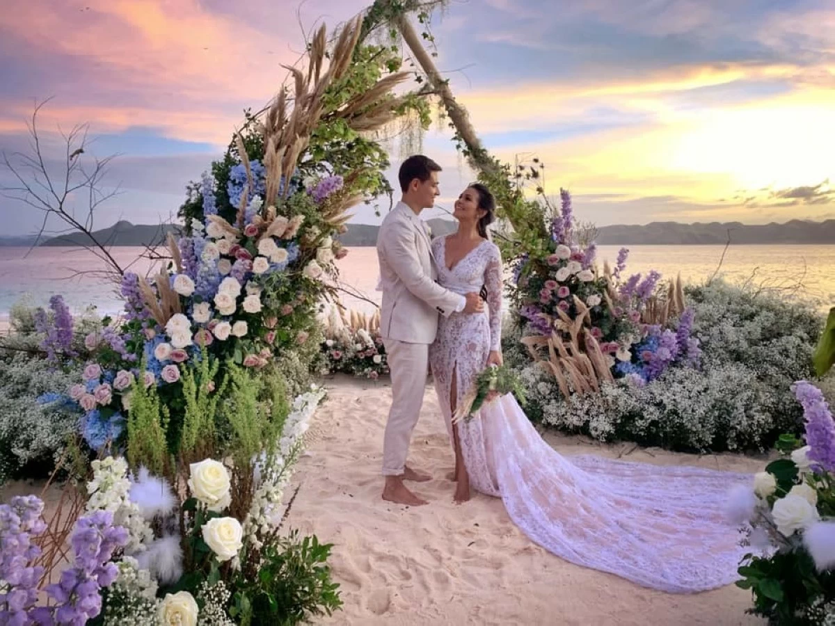 Gideon's design for Iza Calzado and Ben Wintle's wedding