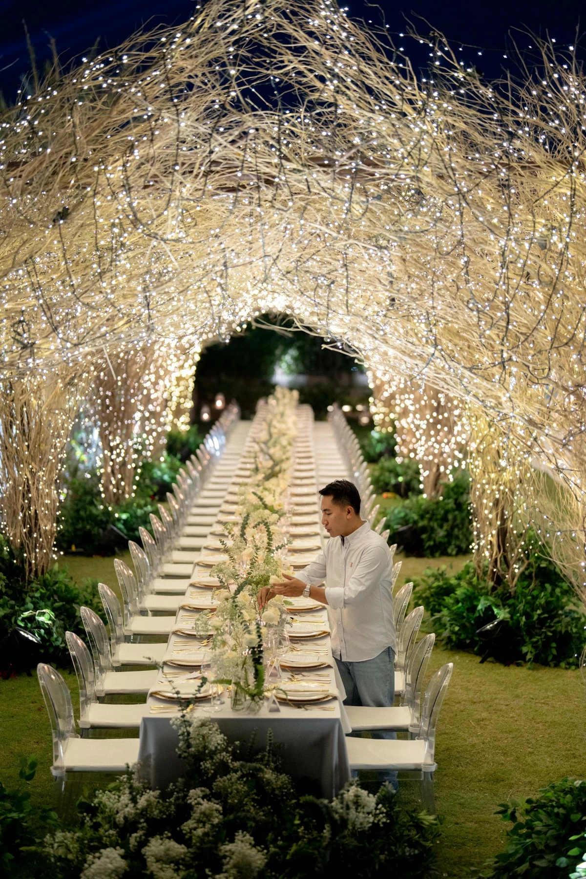 Gideon working on Kathryn Bernardo's event