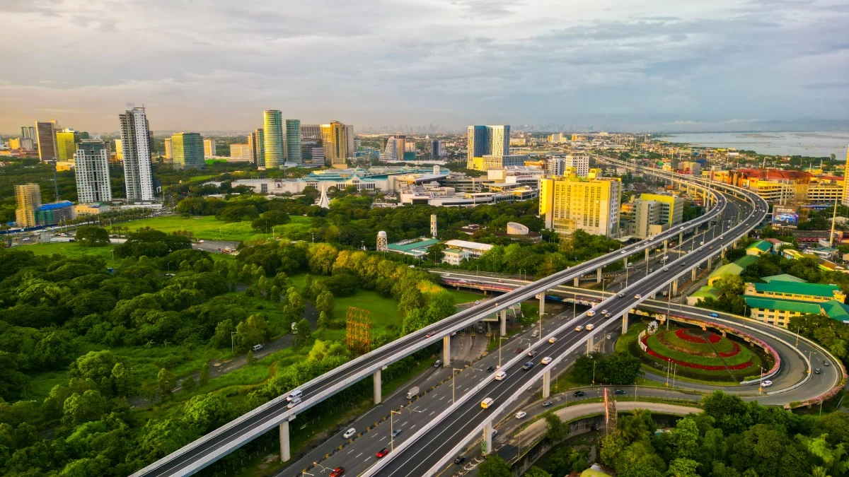 The dynamic skyline of Filinvest City, easily accessible via the Skyway and other major thoroughfares.