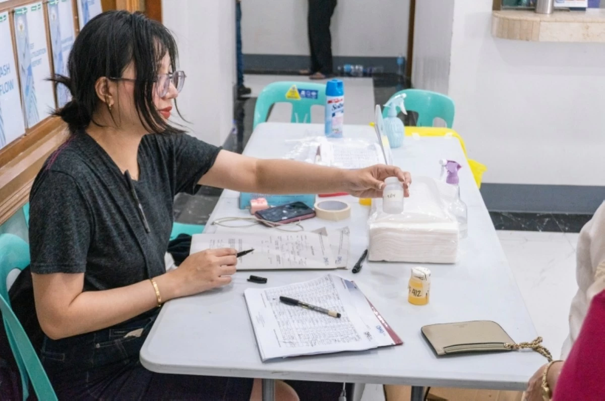 Drug testing for Pateros municipal government employees on July 7 (Photo from the Pateros municipal government)