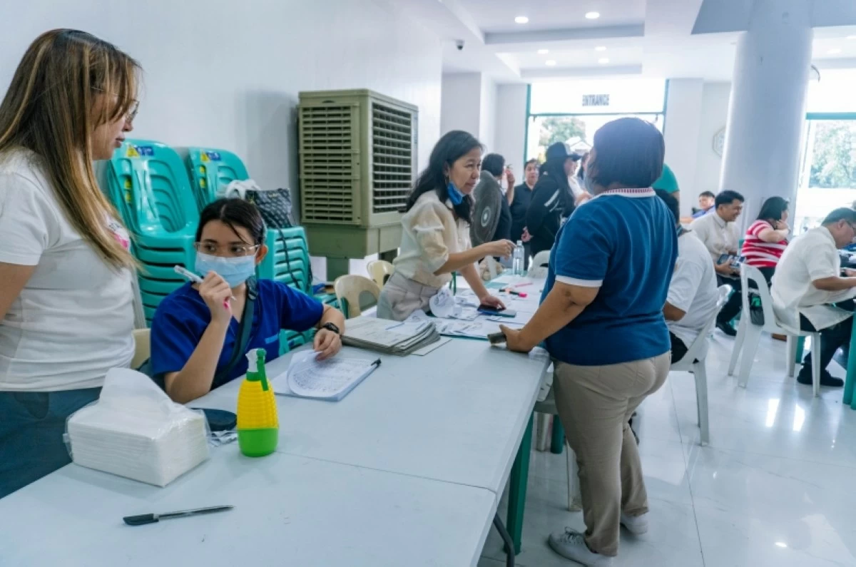 Drug testing for Pateros municipal government employees on July 7 (Photo from the Pateros municipal government)