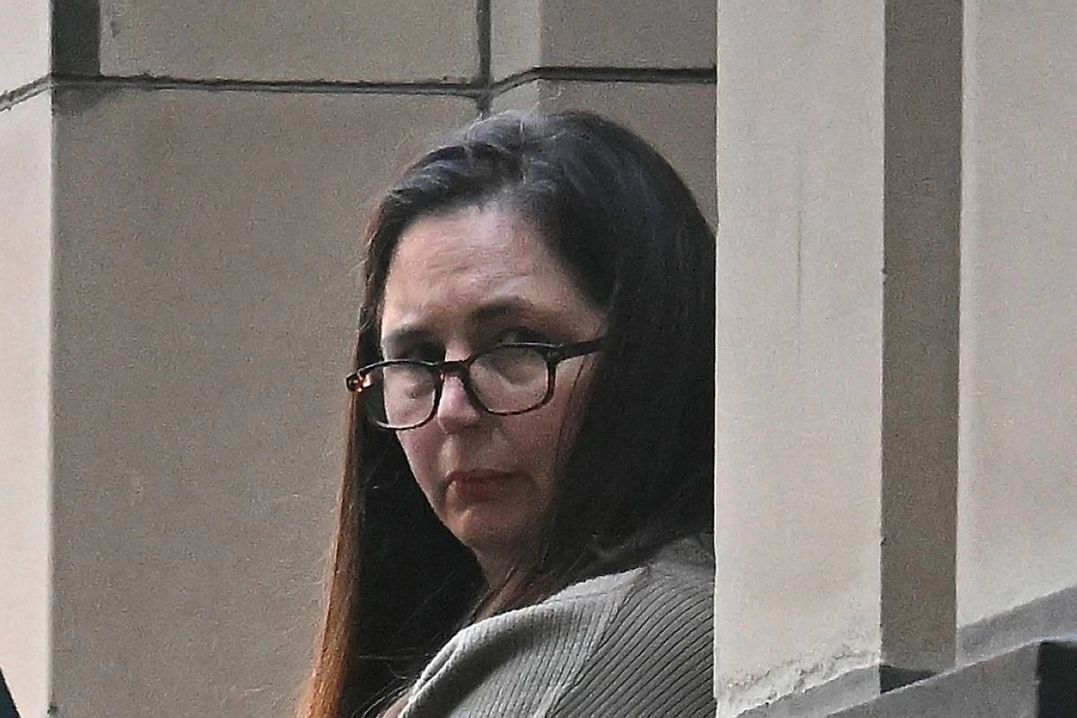 Erin Patterson is photographed in Melbourne, on April 15, 2025. (James Ross/AAP Image via AP)