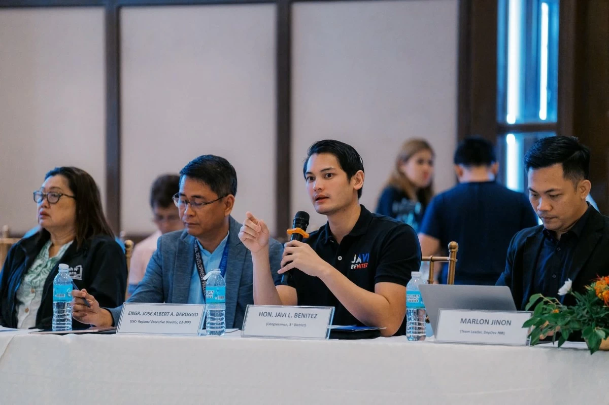 Negros Occidental 3rd district Rep. Javier Miguel “Javi” Benitez (Facebook)