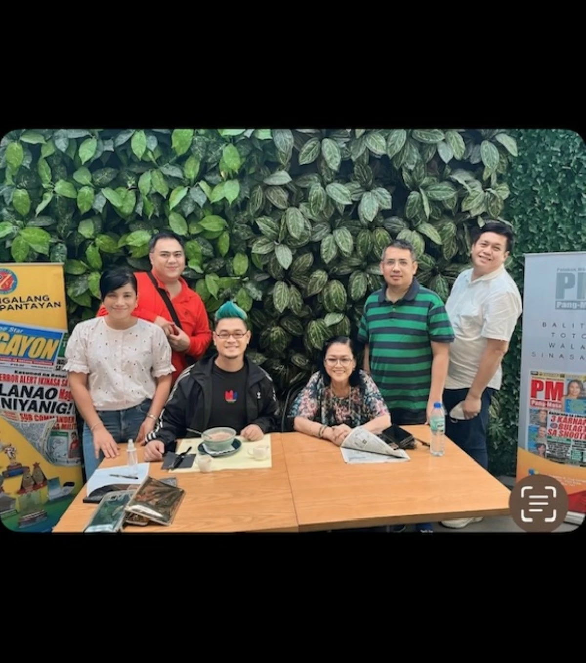 Mr. Fu, Nay Lolit Solis, and media colleagues