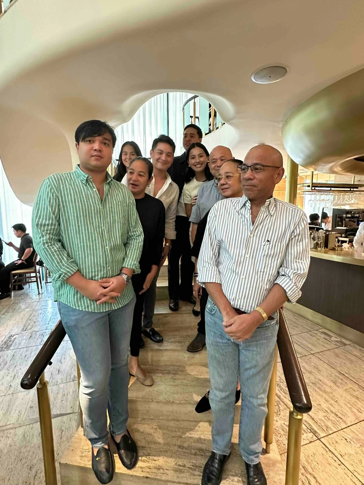 Araneta-Fores family picture of the day — two generations represented.