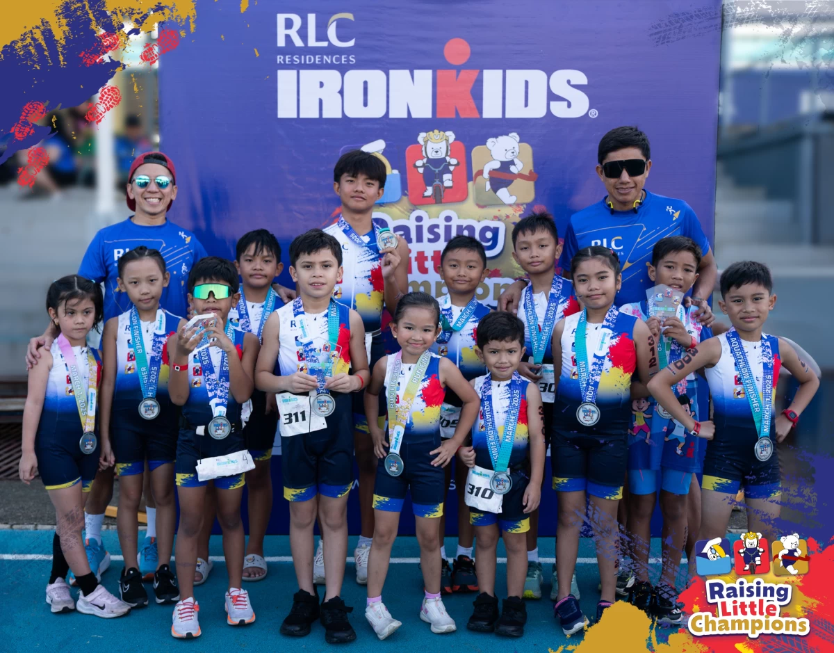 Through its Raising Little Champions project, RLC Residences empowers kids to win in sports and in life via IRONKIDS Philippines and its Junior Triathlon Team
