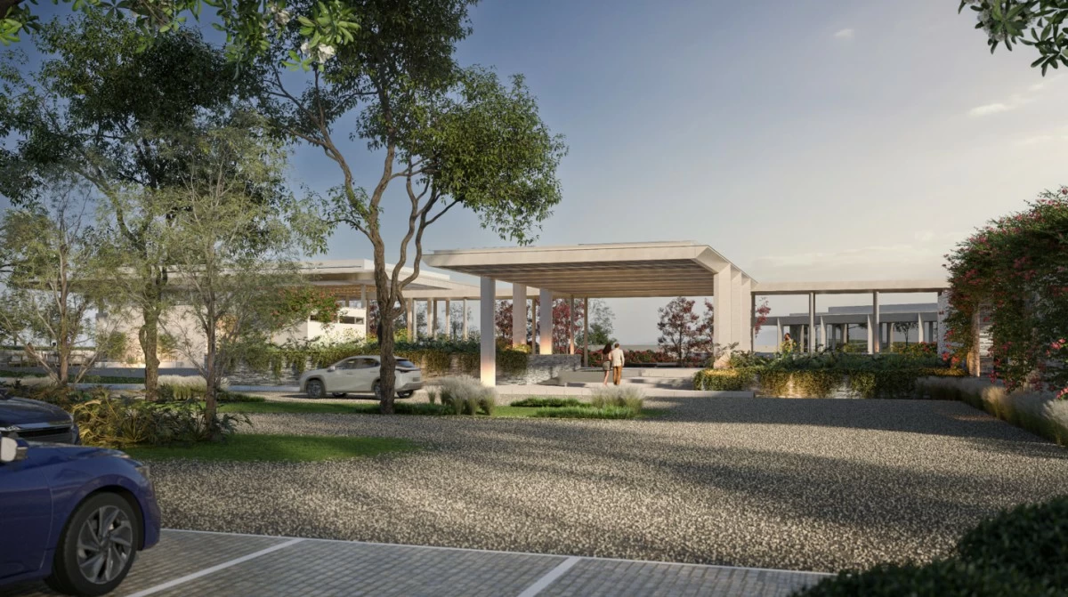 Clubhouse drop off (Artist's perspective)