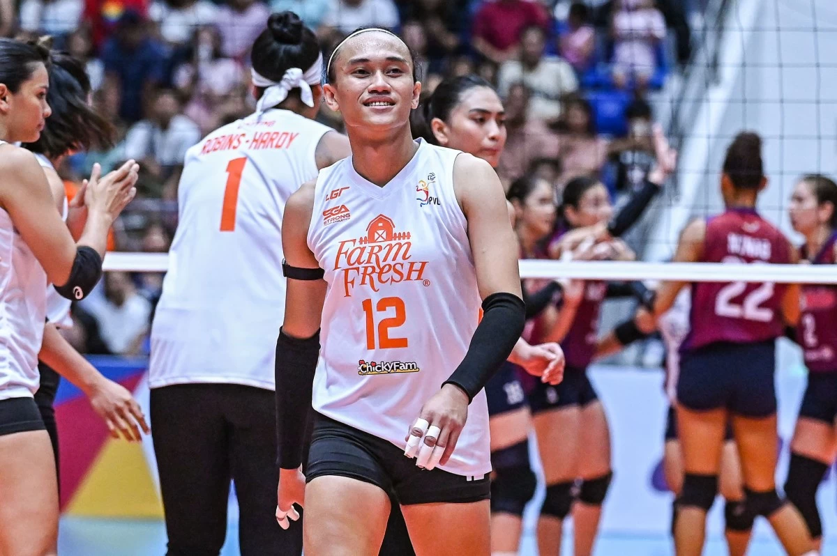 Trisha Tubu banners the Farm Fresh Foxies. (PVL Images)