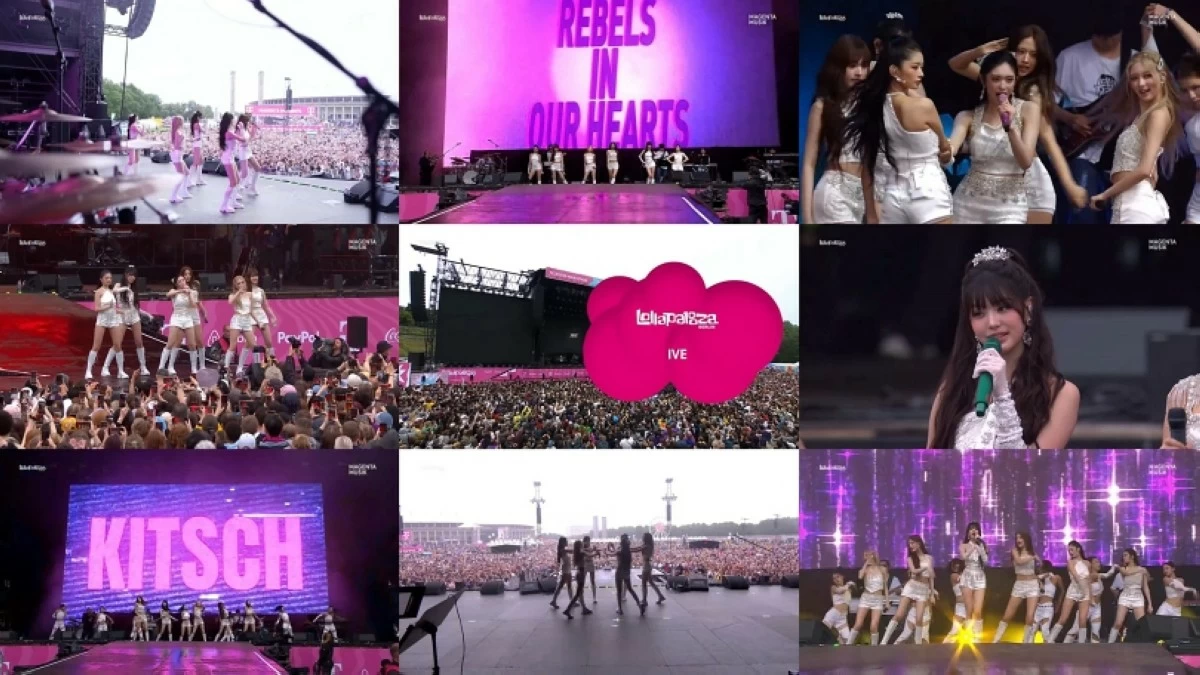 IVE performing at Lollapalooza Berlin (Starship Entertainment)