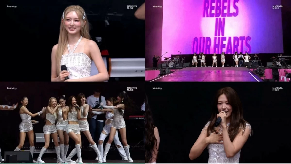 IVE performing at Lollapalooza Berlin (Starship Entertainment)