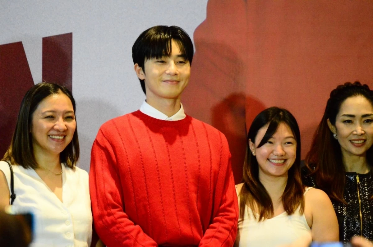Korean star Park Seo Jun at the press conference for Century Tuna “Fit For Any Role: Park Seo Jun The Ultimate Fan Fest” on July 12 at the Marco Polo Ortigas Manila (Jonathan Hicap)