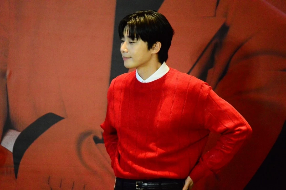 Korean star Park Seo Jun at the press conference for Century Tuna “Fit For Any Role: Park Seo Jun The Ultimate Fan Fest” on July 12 at the Marco Polo Ortigas Manila (Jonathan Hicap) 