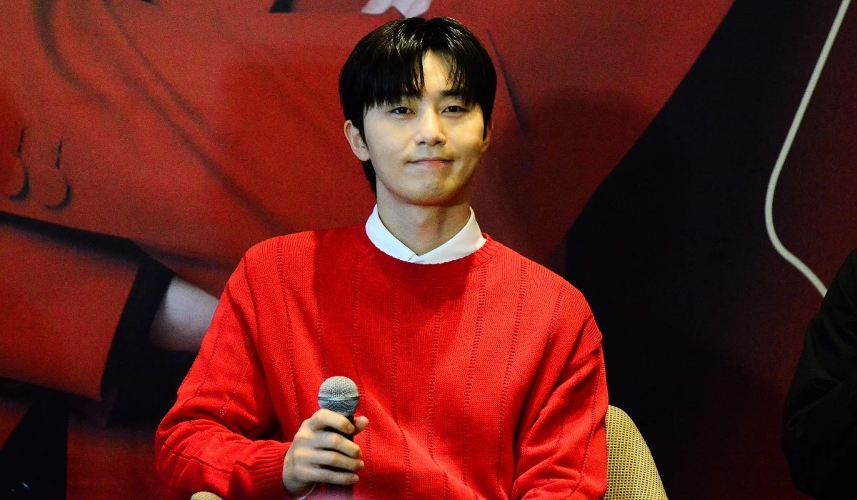 Korean star Park Seo Jun at the press conference for Century Tuna “Fit For Any Role: Park Seo Jun The Ultimate Fan Fest” on July 12 at the Marco Polo Ortigas Manila (Jonathan Hicap) 