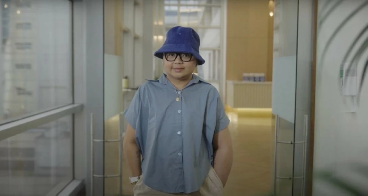 Sheryl Mercado, during one of her visits to The Medical City Ortigas.