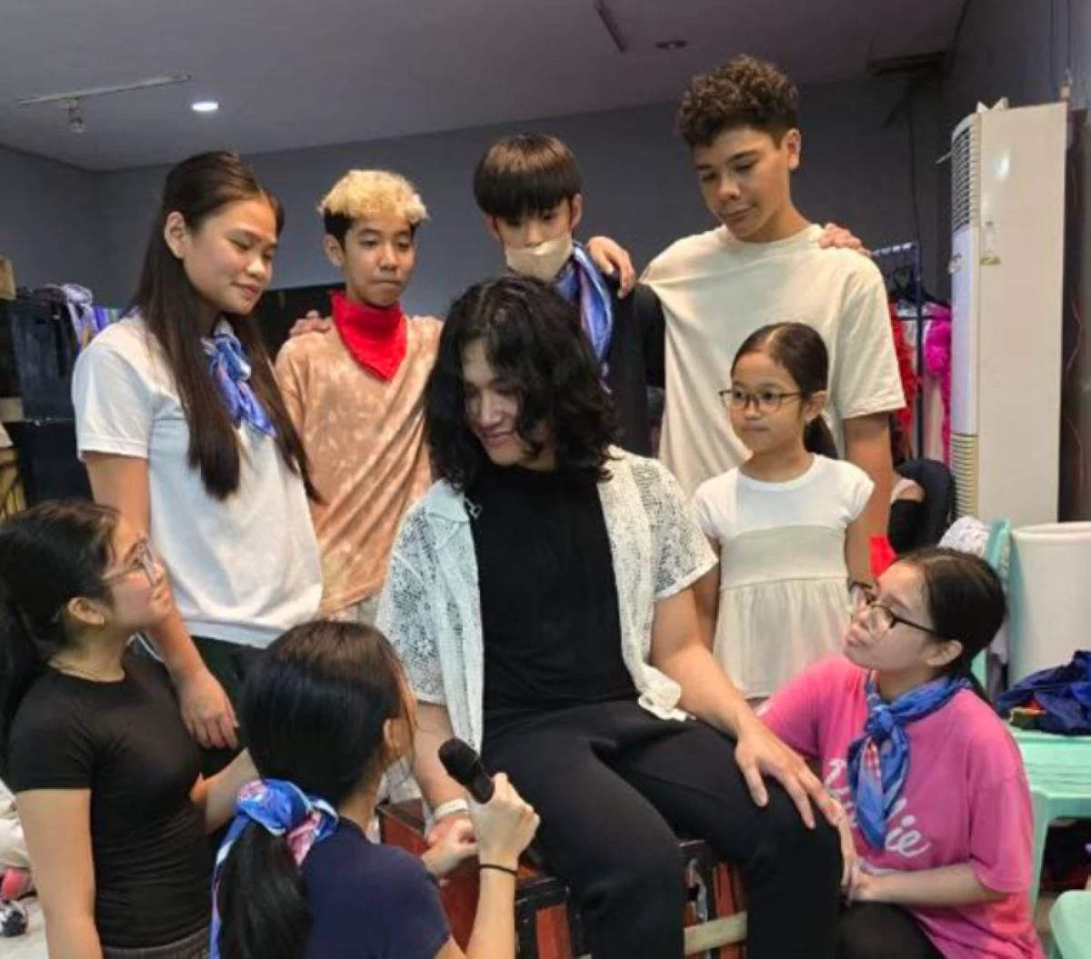 The cast of 'Godspell'