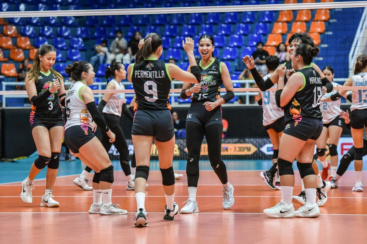 The Nxled Chameleons remain unscathed in three games. (PVL Images)