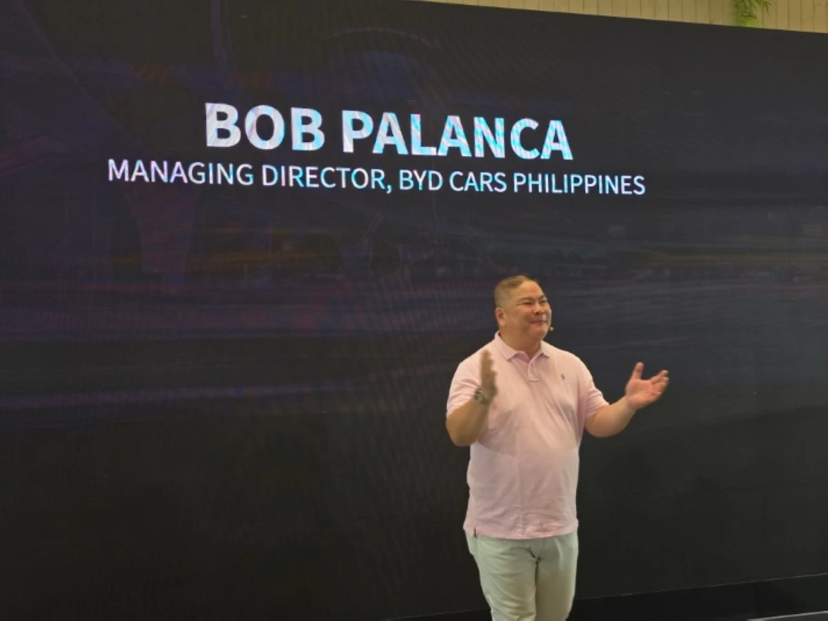 Bob Palanca, Managing Director of BYD Cars Philippines.