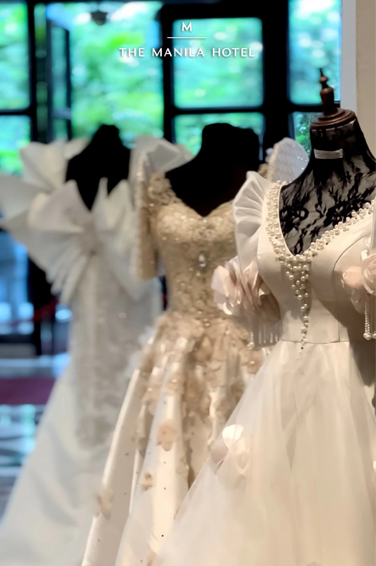 A closer look at some of the displayed pieces at 