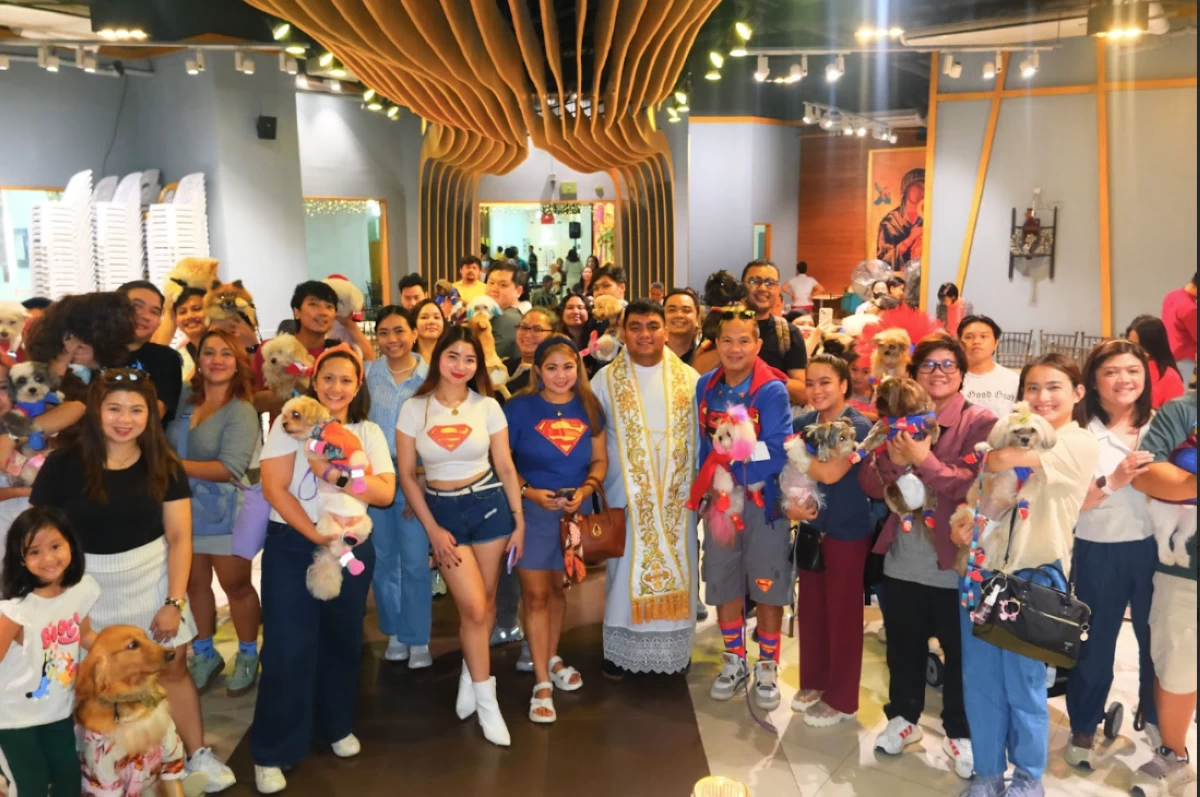 Participants brought in their fur babies for a special Dog Blessing at the Fishers of Men Chapel
