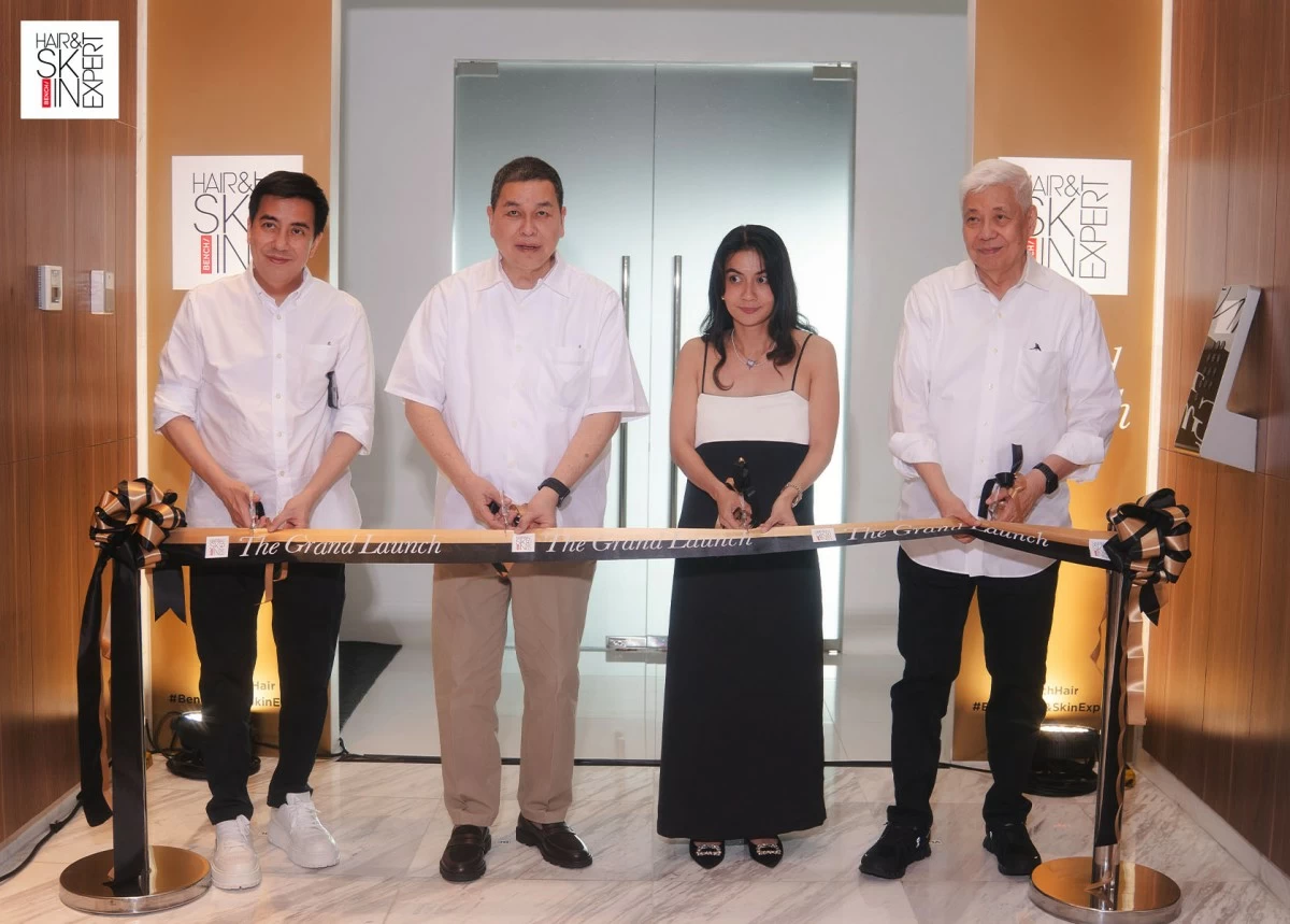 Suyen Corporation (SC) vice president for Business Development Bryan Lim, chairman and chief executive officer Ben Chan, certified dermatologist and hair specialist Dr. Corazon Mella, and SC president Virgilio Lim