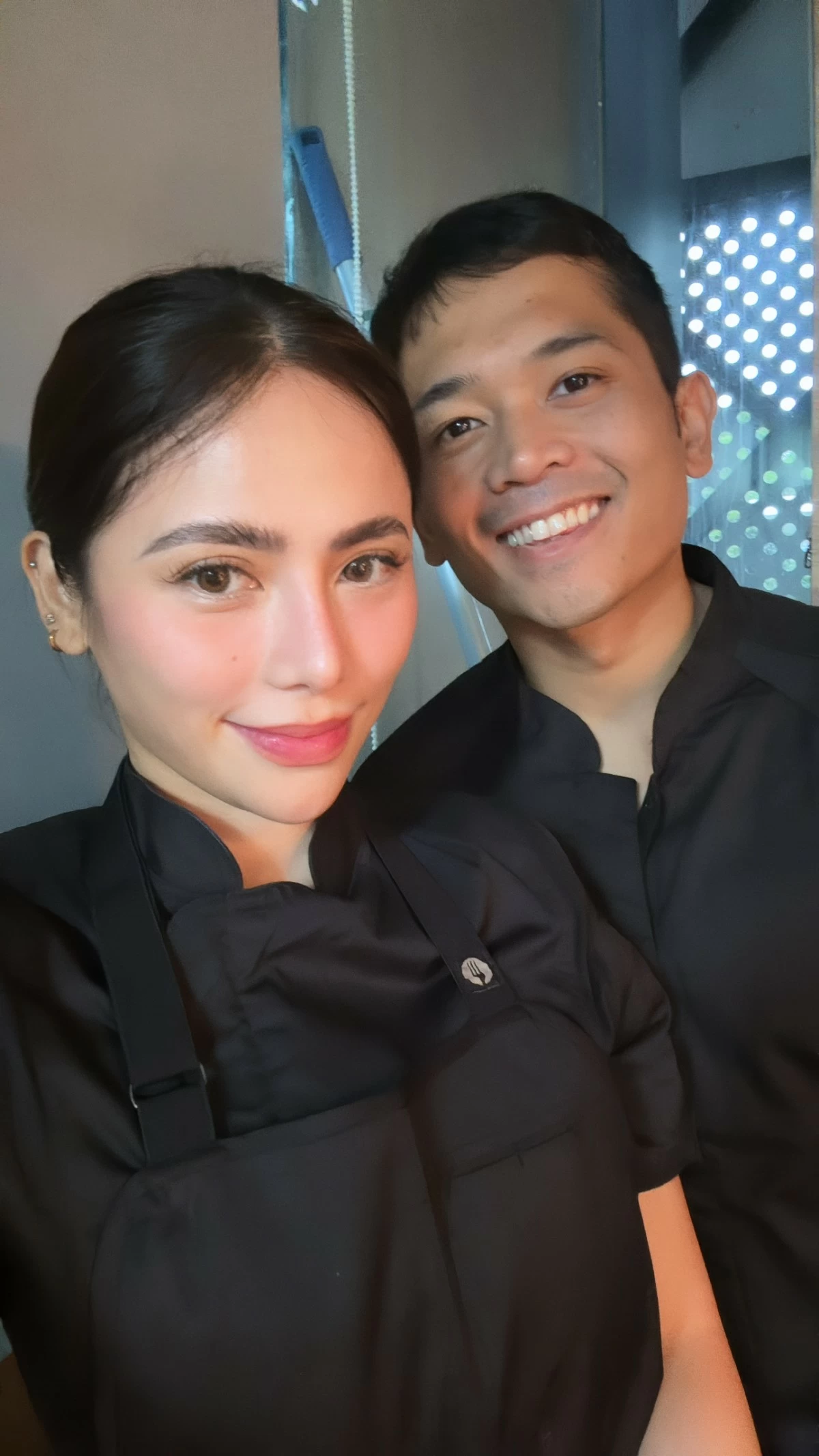 Executive chef Third Vaño and celebrity chef Debbie Garcia